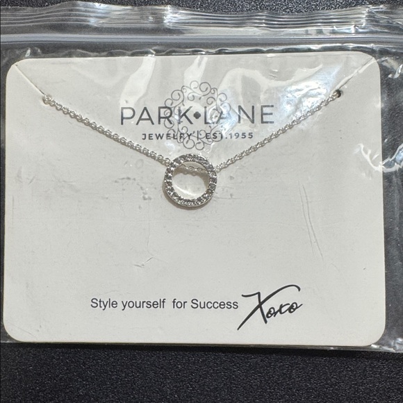 Park Lane Silver Circle Necklace NWT - Picture 3 of 3